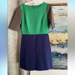 SUZI CHIN for MAGGY BOUTIQUE short color block dress size 4